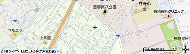 埼玉県春日部市増富516周辺の地図