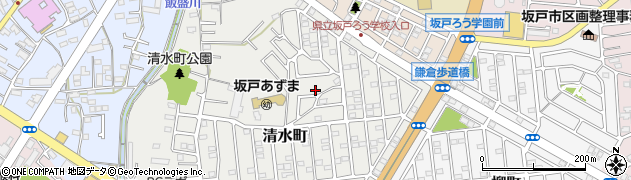 埼玉県坂戸市清水町14周辺の地図