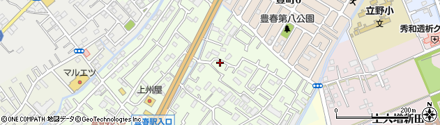 埼玉県春日部市増富537周辺の地図