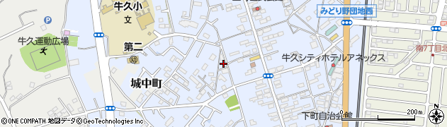 茨城県牛久市牛久町2476周辺の地図