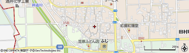福井県鯖江市川去町39周辺の地図