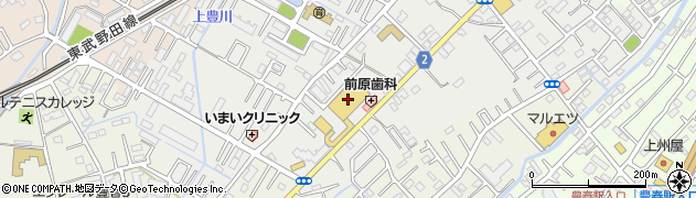 ダイソーコモディイイダ豊春店周辺の地図