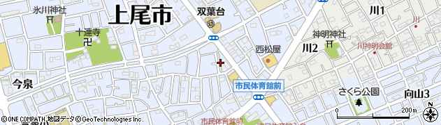 埼玉県上尾市川219周辺の地図