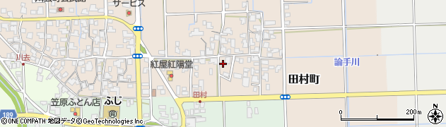 福井県鯖江市田村町周辺の地図