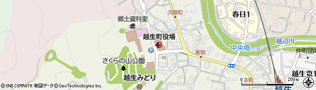 埼玉県越生町（入間郡）周辺の地図
