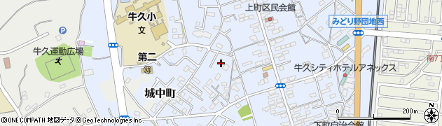 茨城県牛久市牛久町2486周辺の地図
