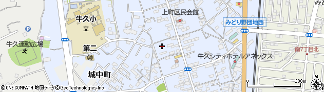 茨城県牛久市牛久町88周辺の地図