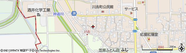 福井県鯖江市川去町37周辺の地図