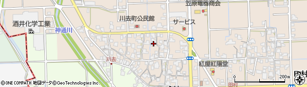 福井県鯖江市川去町38周辺の地図