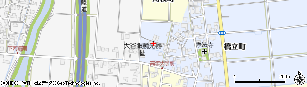 福井県鯖江市橋立町周辺の地図