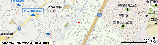 埼玉県春日部市増富688周辺の地図