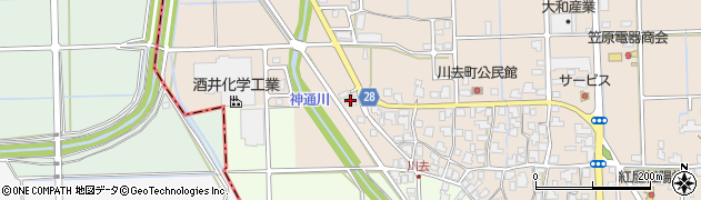 福井県鯖江市川去町35周辺の地図