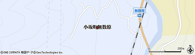 岐阜県下呂市小坂町無数原周辺の地図