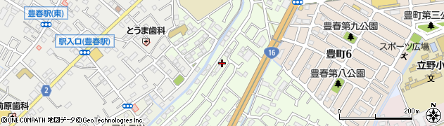 埼玉県春日部市増富675周辺の地図