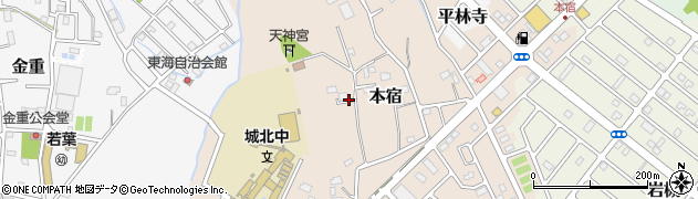 埼玉県さいたま市岩槻区本宿周辺の地図