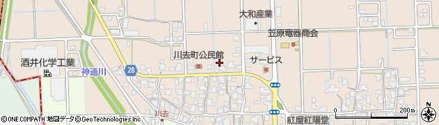 福井県鯖江市川去町19周辺の地図
