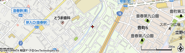 埼玉県春日部市増富640周辺の地図