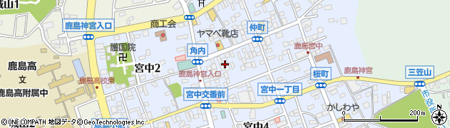銚子信用金庫鹿島支店周辺の地図