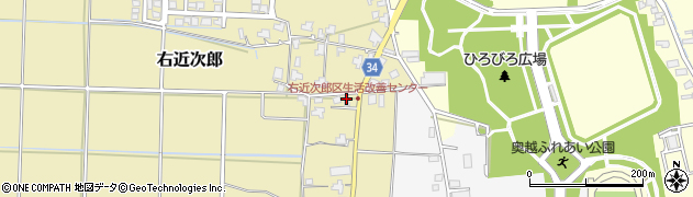 右近次郎生活改善センター周辺の地図