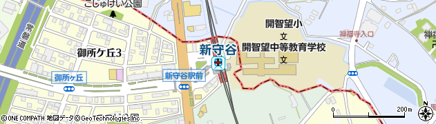 新守谷駅周辺の地図
