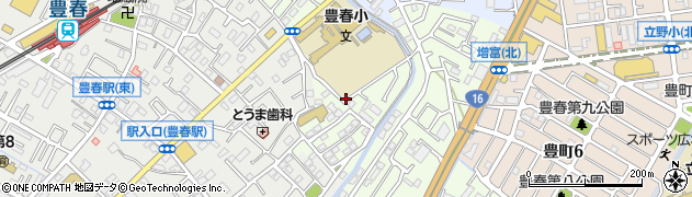 埼玉県春日部市道順川戸周辺の地図