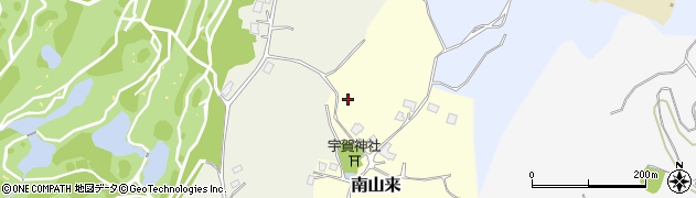 茨城県稲敷市南山来周辺の地図