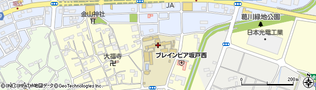坂戸市立入西小学校周辺の地図