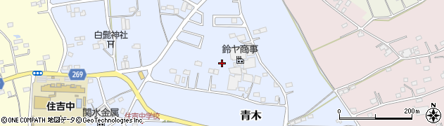 埼玉県坂戸市青木周辺の地図