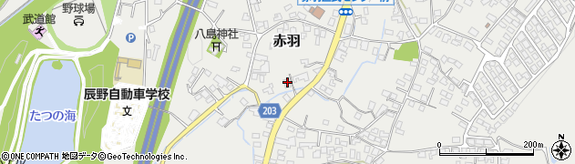 長野県上伊那郡辰野町赤羽454周辺の地図