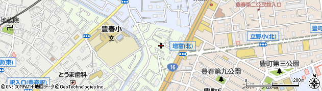 埼玉県春日部市増富731-6周辺の地図
