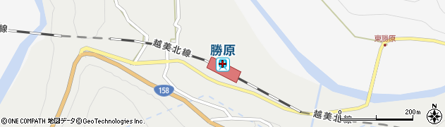 勝原駅周辺の地図