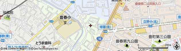埼玉県春日部市増富731-3周辺の地図
