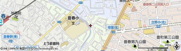 埼玉県春日部市増富646-3周辺の地図