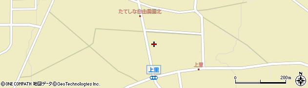 長野県原村（諏訪郡）上里周辺の地図
