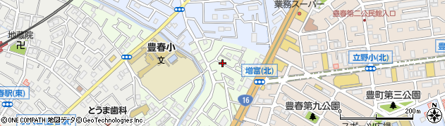 豊春第13公園周辺の地図