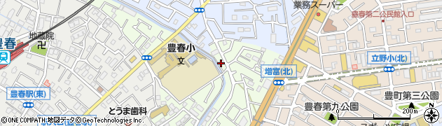 埼玉県春日部市増富646-2周辺の地図