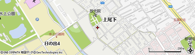 埼玉県上尾市上尾下周辺の地図