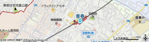 キャンドゥ東武ストア豊春店周辺の地図