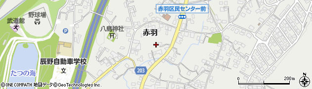 長野県上伊那郡辰野町赤羽474周辺の地図