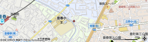 埼玉県春日部市増富646-4周辺の地図
