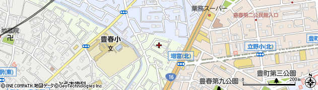 豊春第21公園周辺の地図