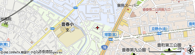埼玉県春日部市増富742周辺の地図