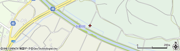小野川周辺の地図