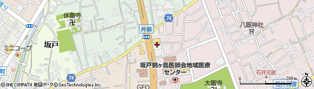 埼玉県坂戸市片柳新田周辺の地図