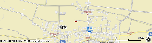 長野県原村（諏訪郡）柏木周辺の地図