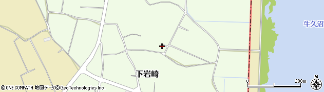 茨城県つくば市下岩崎658周辺の地図