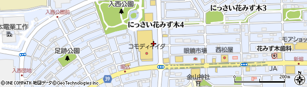 美容室ぱふ坂戸にっさい店周辺の地図