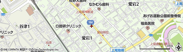 ほっかほか弁当日本亭上尾愛宕店周辺の地図