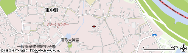 埼玉県春日部市東中野753周辺の地図