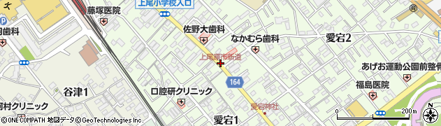 上尾原市新道周辺の地図